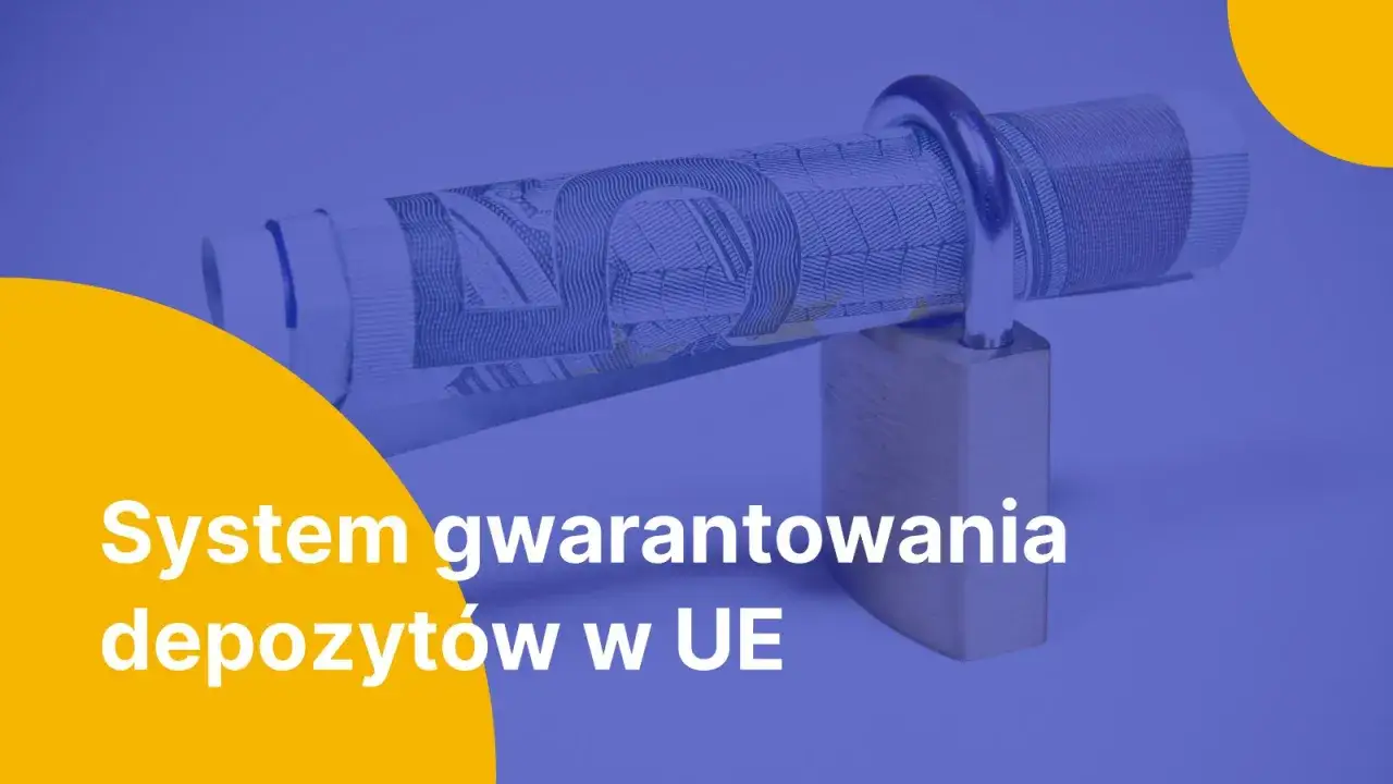 Zabezpieczone pieniądze symbolizują najbezpieczniejszy bank w Polsce. System gwarantowania depozytów w UE chroni Twoje oszczędności.