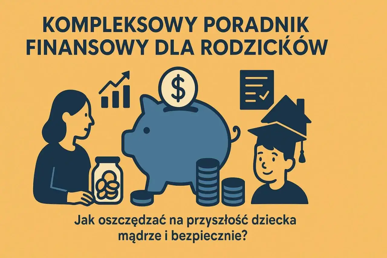 Ilustracja pokazuje, jak dziecko może zarobić pieniądze, oszczędzając w skarbonce. Poradnik finansowy dla rodziców.