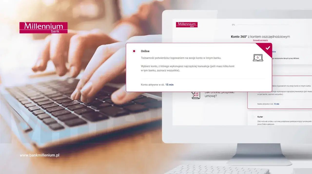 Szybkie otwarcie konta bankowego online bez selfie. Potwierdź tożsamość logując się do innego banku. Konto aktywne w 15 minut.